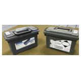 2 Plastic Ammo Cans