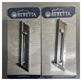 2 - New Beretta MU22 .22LR 10 Rnd Magazines