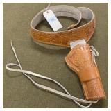 Leather Gun Belt & Holster