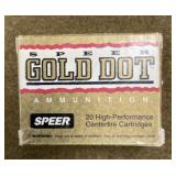 20 rnds Speer .357 Mag Gold Dot Ammo