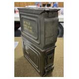 2 metal Ammo Cans
