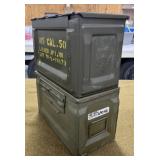 2 metal Ammo Cans