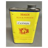 1 lbs Can Dragon Cannon Black Powder
