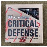 25 rnds Hornady .380 Ammo
