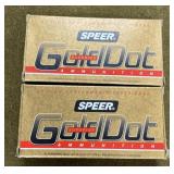 100 rnds Speer Gold Dot 9mm Ammo