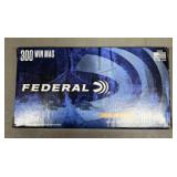 20 Rnds Federal .300 Win Mag Ammo