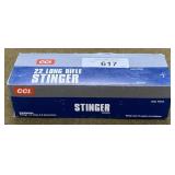 500 rnds CCI Stinger .22 LR Ammo