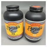 2 -1 lbs Cans Hodgdon Pyrodex RS Powder