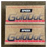 100 rnds Speer Gold Dot .38 Spl +P Ammo