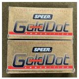 100 rnds Speer Gold Dot 9mm Ammo
