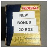 20 rnds Federal .357 Magnum HP Ammo