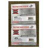 40 rnds Winchester .45 Colt Silver Tip Ammo