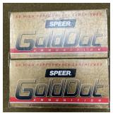 100 rnds Speer Gold Dot .38 Spl +P Ammo