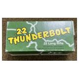 500 rnds Remington .22 LR Thunderbolt Ammo