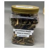 415ct Primed .30 Carbine Brass