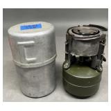 US GI WWII Camp Stove w/ Holder