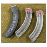 3-25 rnd Ruger 10/22 Magazines