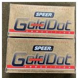 100 rnds Speer Gold Dot 9mm Ammo