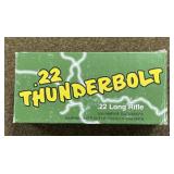 500 rnds Remington .22 LR Thunderbolt Ammo