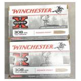 40 Rnds Winchester .308 Win Ammo
