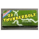 500 Rnd Brick Remington .22LR Thunderbolt Ammo