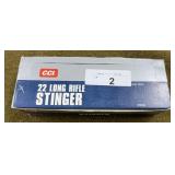 500 rnds CCI Stinger .22 LR Ammo