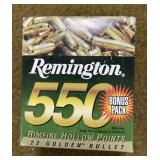 550 rnds Remington.22 LR Golden Bullet Ammo