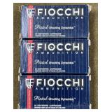 150 rnds Fiocchi 9mm Ammo