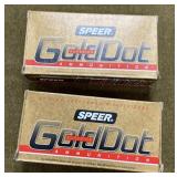 100 rnds Speer Gold Dot 9mm Ammo