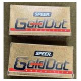 100 rnds Speer Gold Dot 9mm Ammo