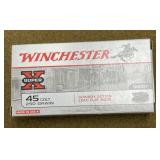 50 rnds Winchester .45 Colt Ammo