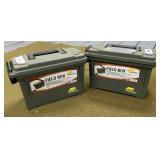2 Plastic Ammo Cans