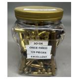 125ct Once Fired .30-06 Brass