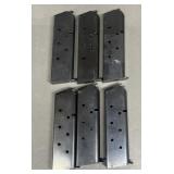 6 - 1911 6 & 7 rnd Magazines