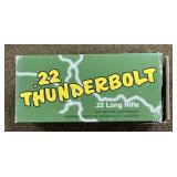 500 rnds Remington .22 LR Thunderbolt Ammo