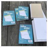 Receipt Books and Note Paper
