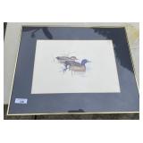 Framed Duck Print