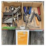 Linseed Oil and Hand Tools
