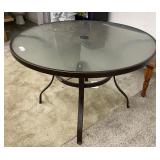 Glass Top Patio Table