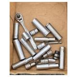 1/4" Drive Craftsman Ratchet & Sockets