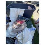 Tote Full of Table Linens