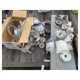 Large Lot of Pulleys