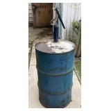 Amoco Steel Barrel and Pump