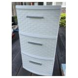 3 Drawer Plastic Storage Bin