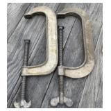 2 - 10" C-Clamps