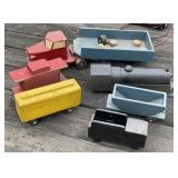 Wood Truck and Train Set