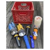 Flashlights, Dairy Crate and More