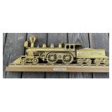 Plastic Locomotive Wall Plaque