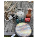 Thermometer, Tea Kettle, Driftwood