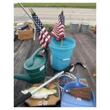 Flags, Dust Pan, Gutter Cleaner